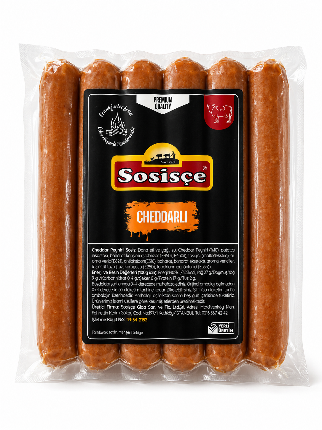 Cheddarlı Sosis Frankfurter